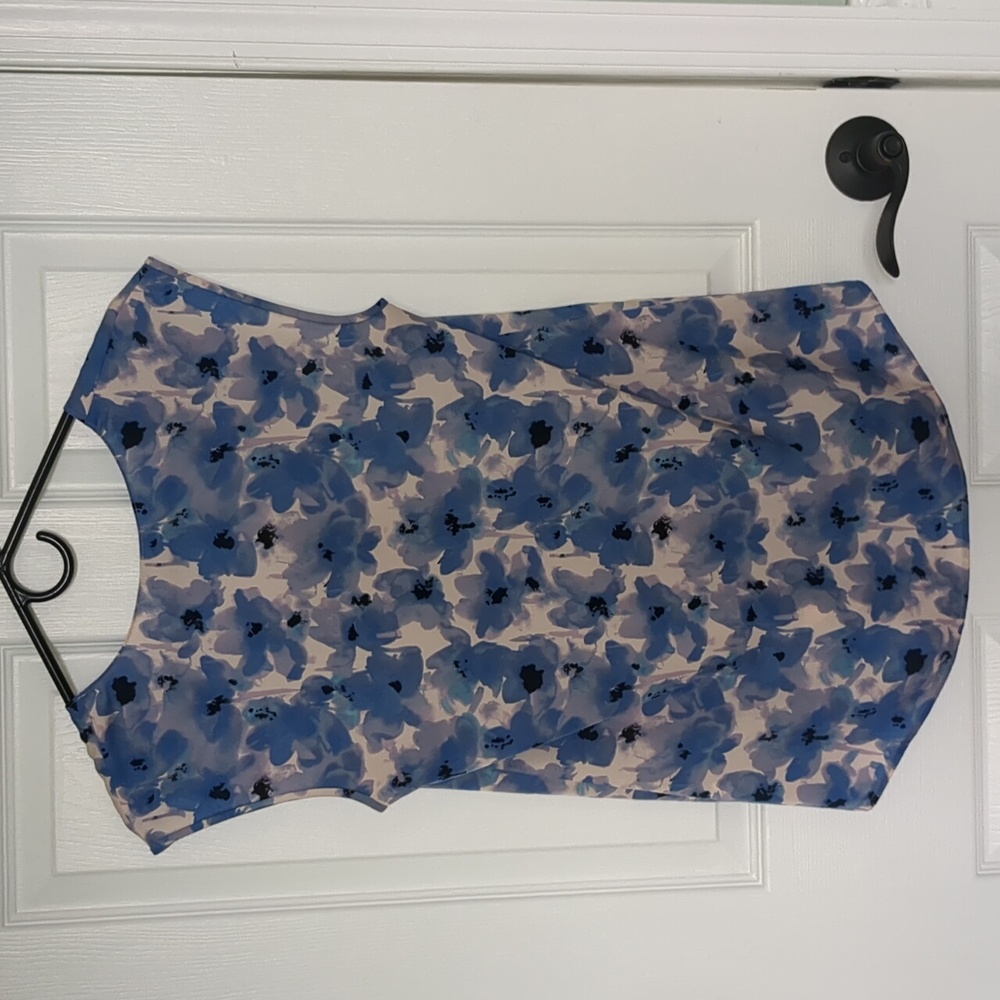 J. Crew Spring Blue Floral Blouse - Size Small - Picture 3 of 3
